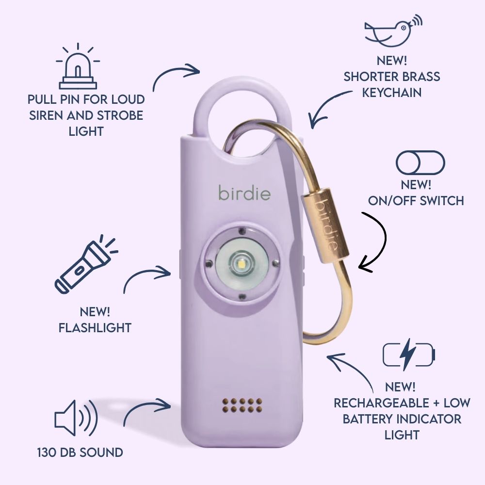 She's Birdie Rechargeable Personal Safety Alarm