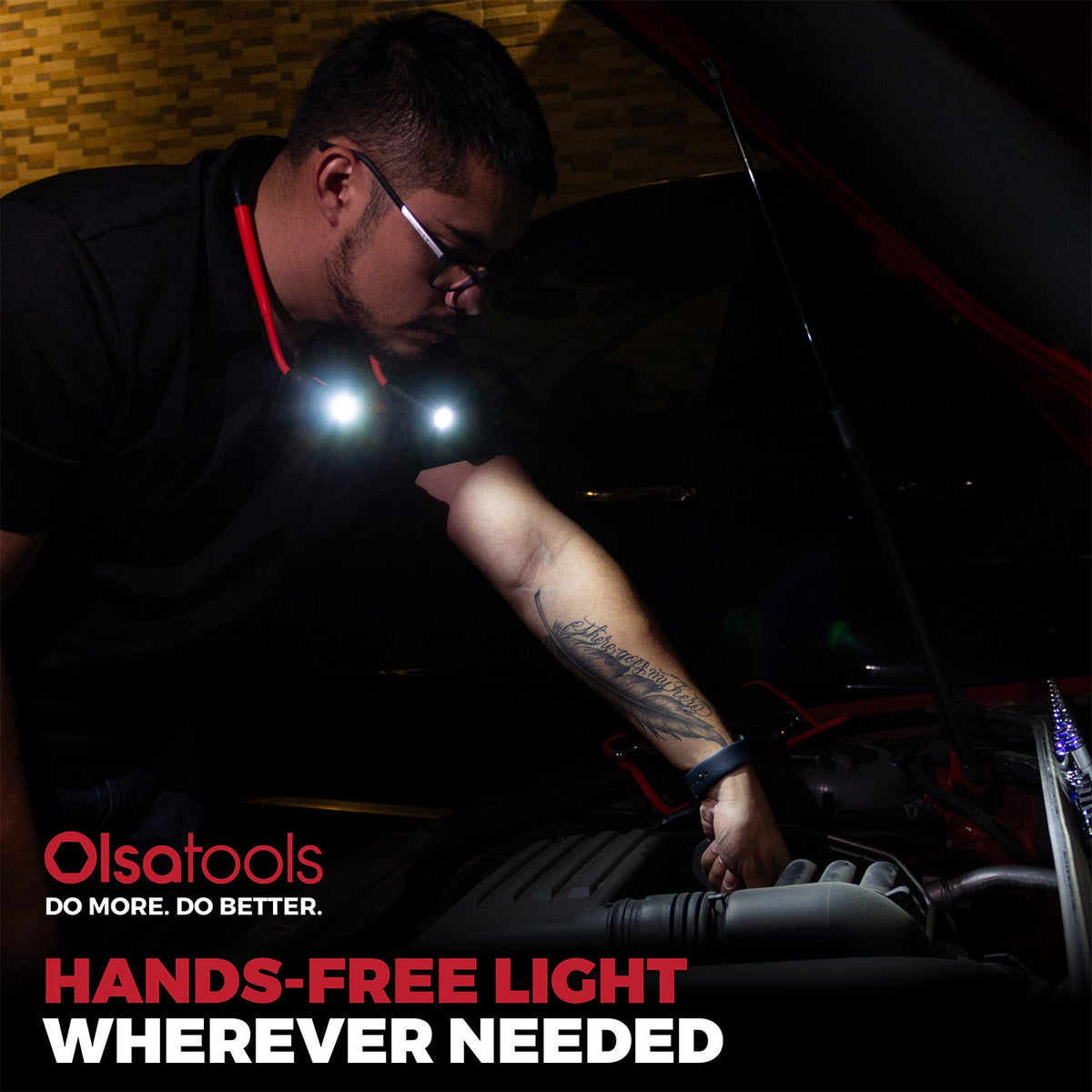 Olsa Tools Canada Rechargeable LED Neck Light