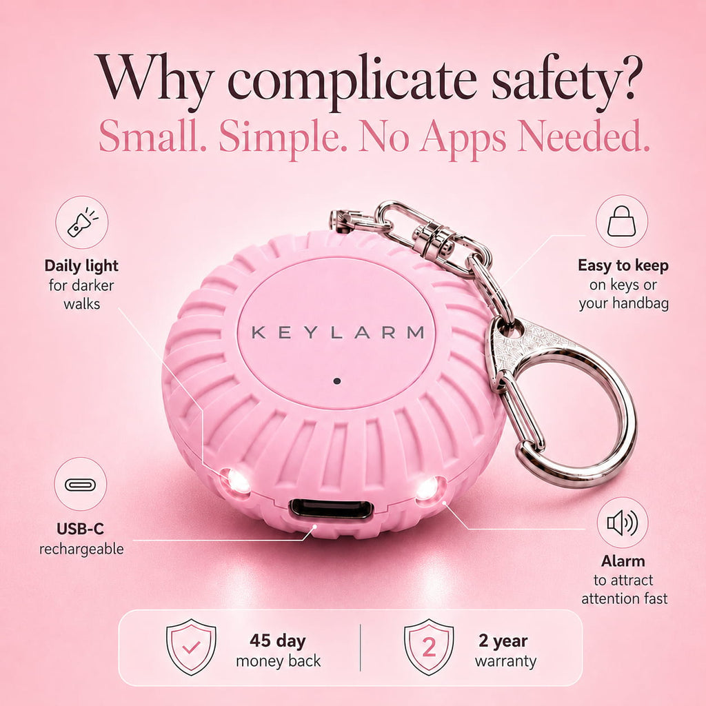 KEYLARM Rechargeable Personal Safety Alarm