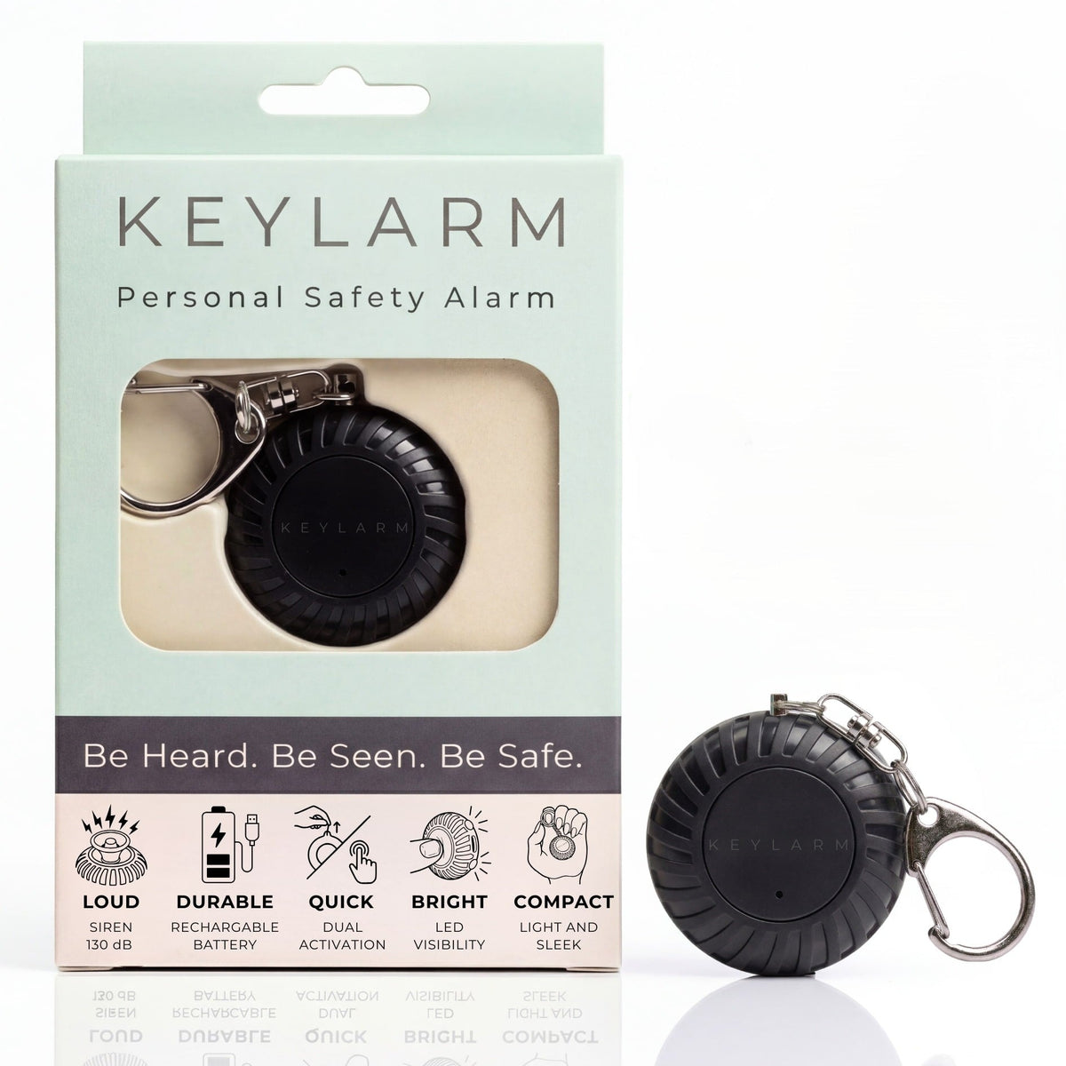 KEYLARM Rechargeable Personal Safety Alarm
