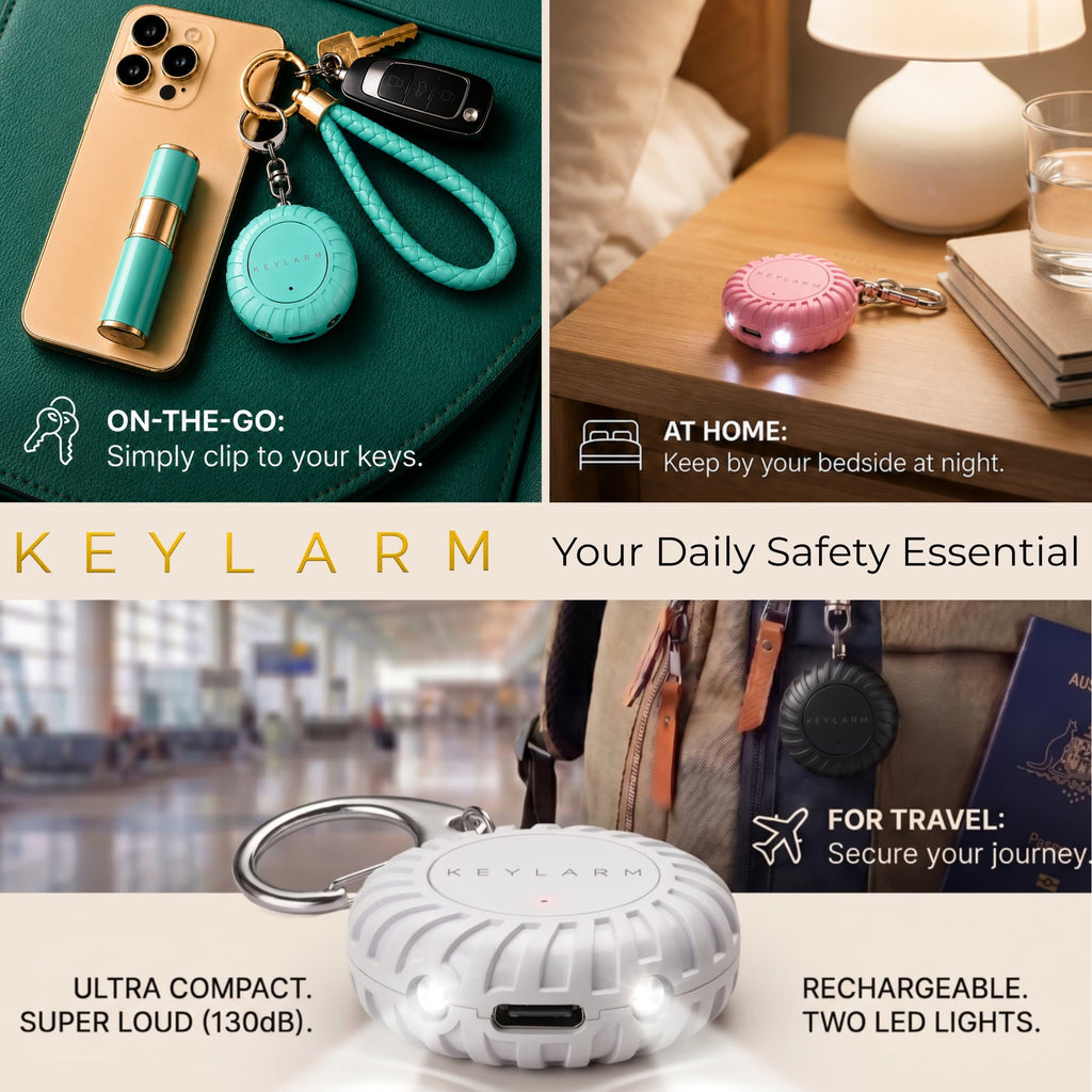KEYLARM Rechargeable Personal Safety Alarm