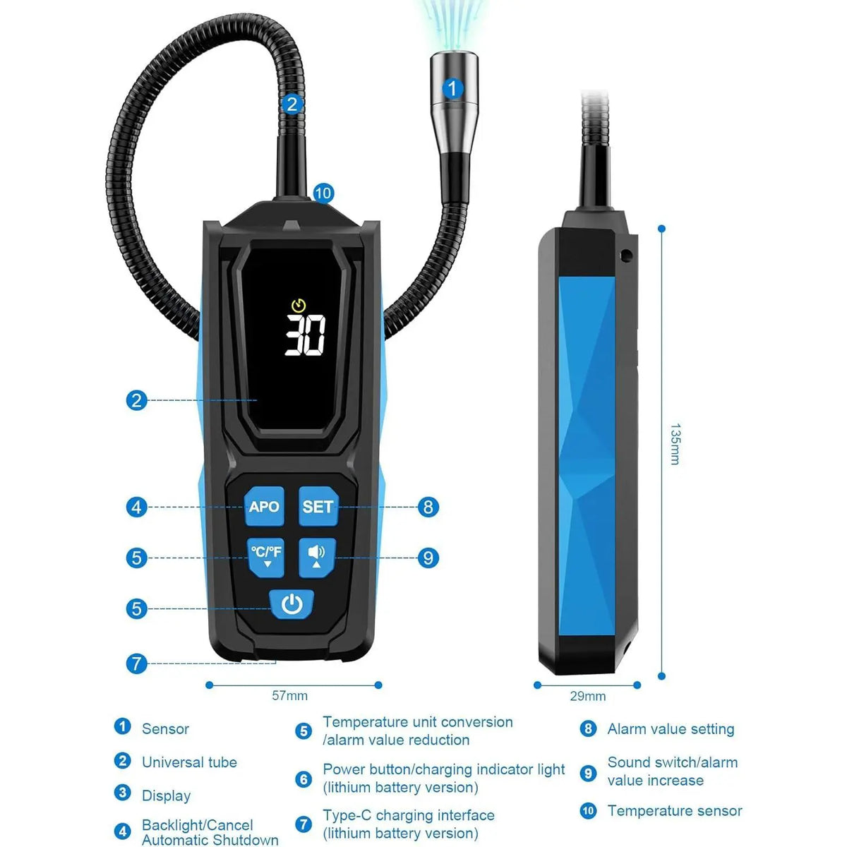 Gjansh Refrigerant Leak Detector