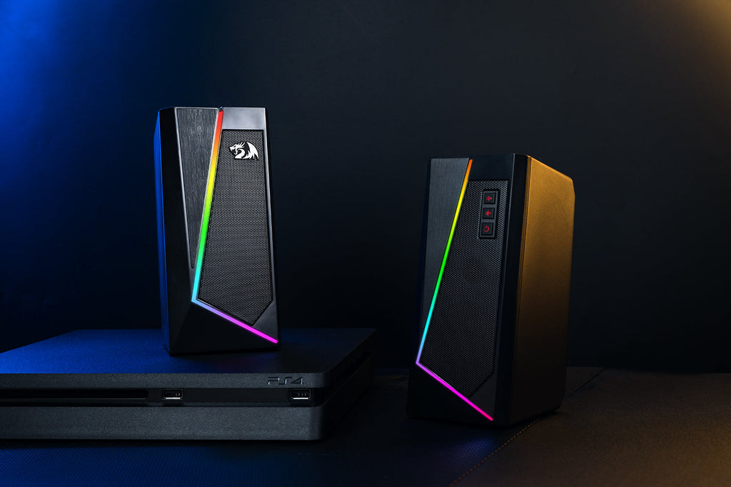 Redragon USB-Powered 2.0 Desktop Speakers