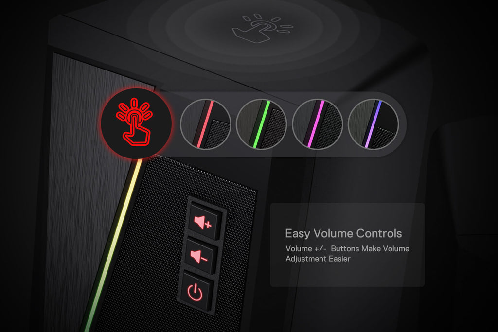 Redragon USB-Powered 2.0 Desktop Speakers