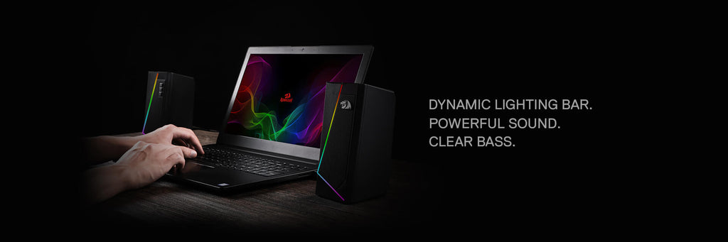 Redragon USB-Powered 2.0 Desktop Speakers