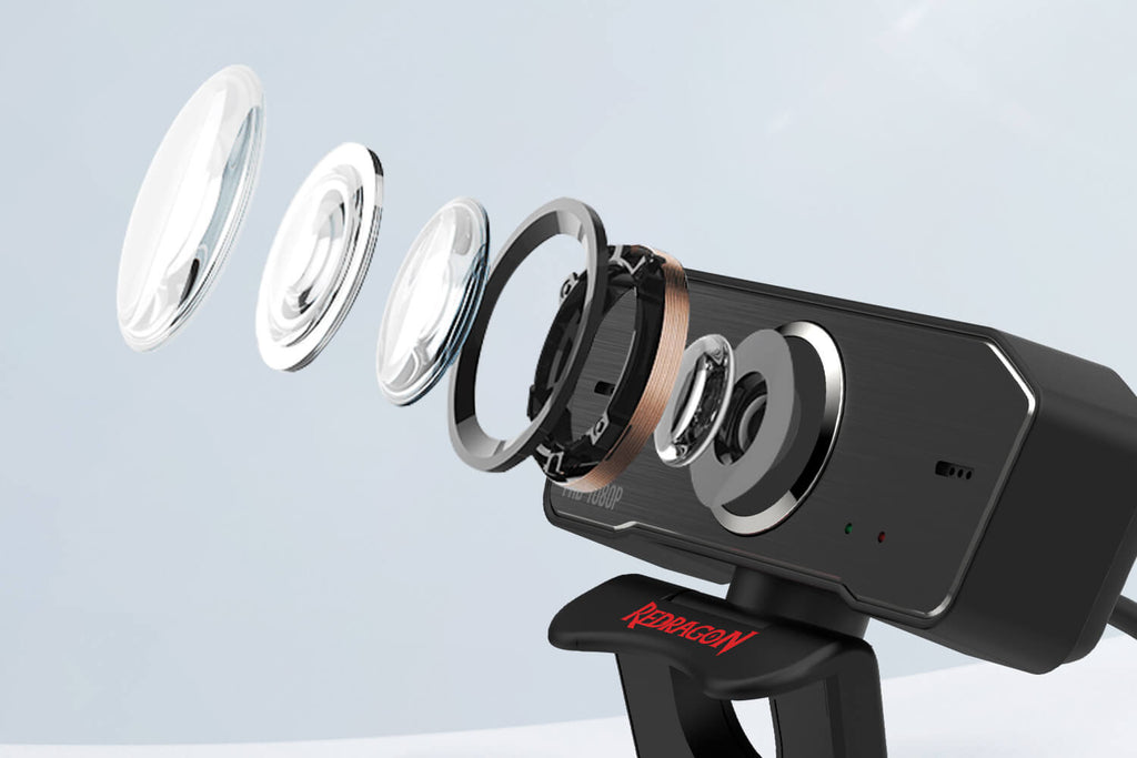 Redragon 1080p USB Fixed-Focus Webcam