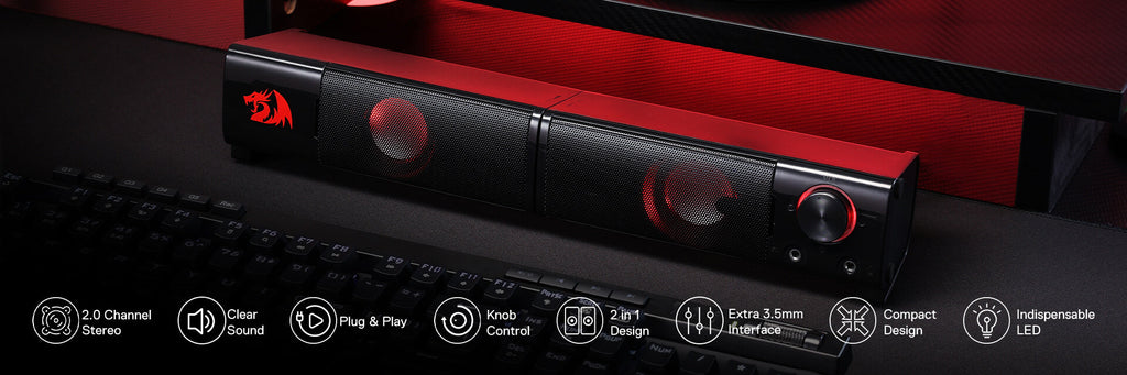 Redragon 2.0 Gaming Speaker System