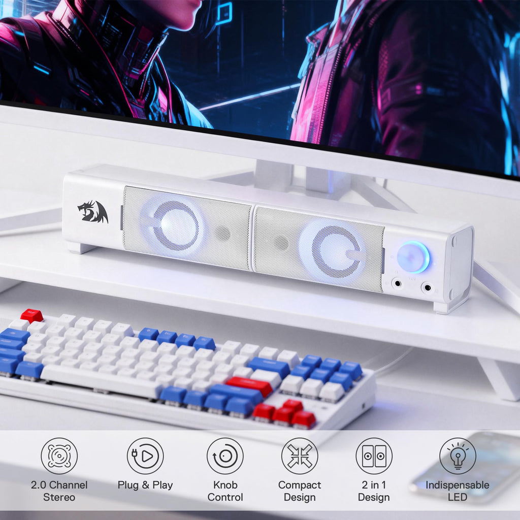 Redragon 2.0 Gaming Speaker System
