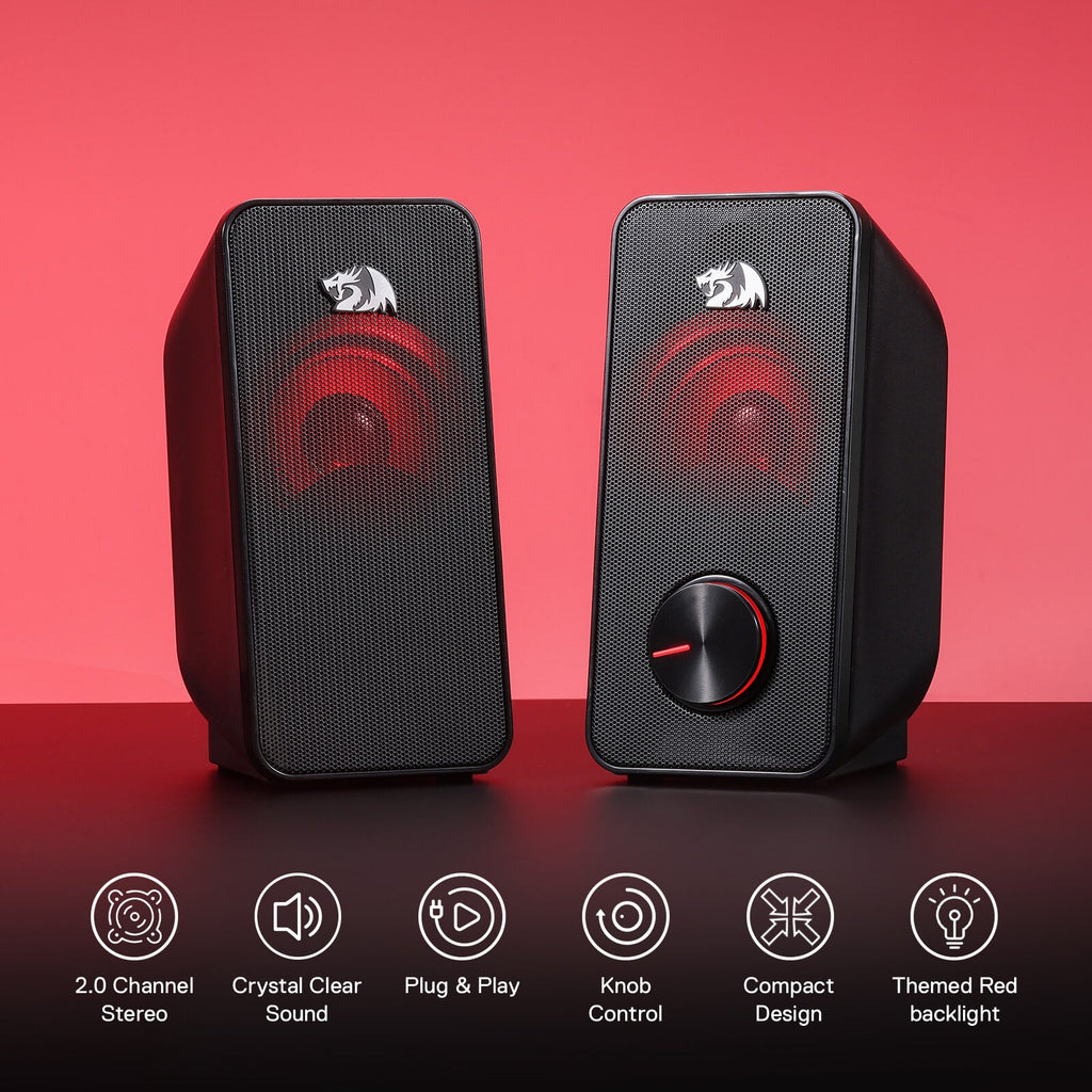 Redragon Wired Desktop Gaming Speakers