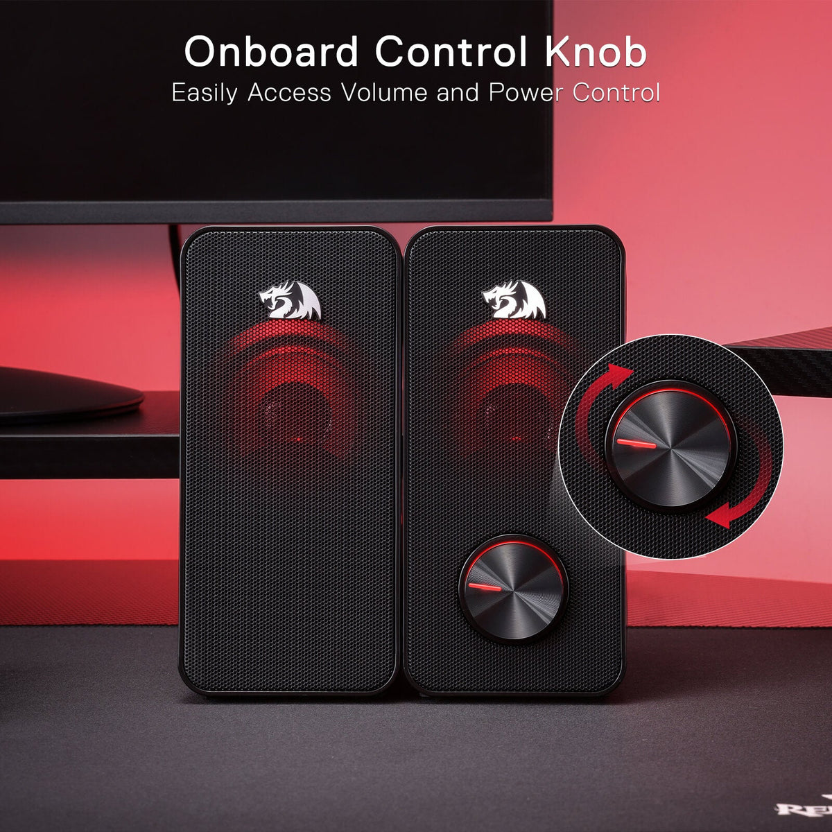 Redragon Wired Desktop Gaming Speakers