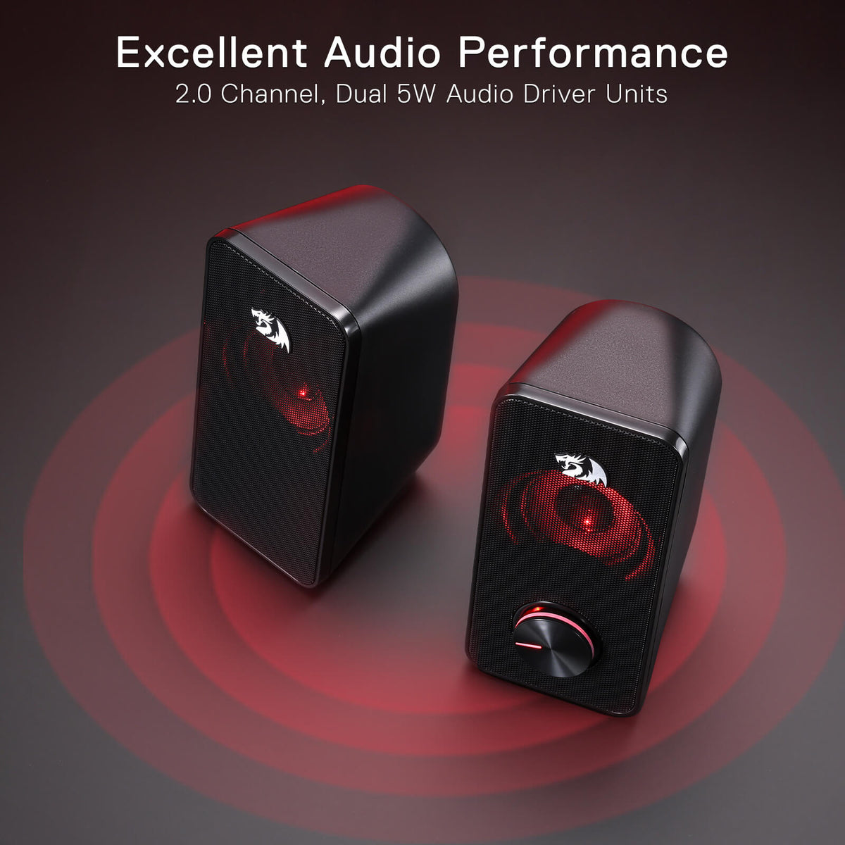 Redragon Wired Desktop Gaming Speakers