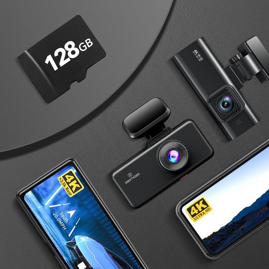 REDTIGER Dash Cam Dash Cam microSD Card