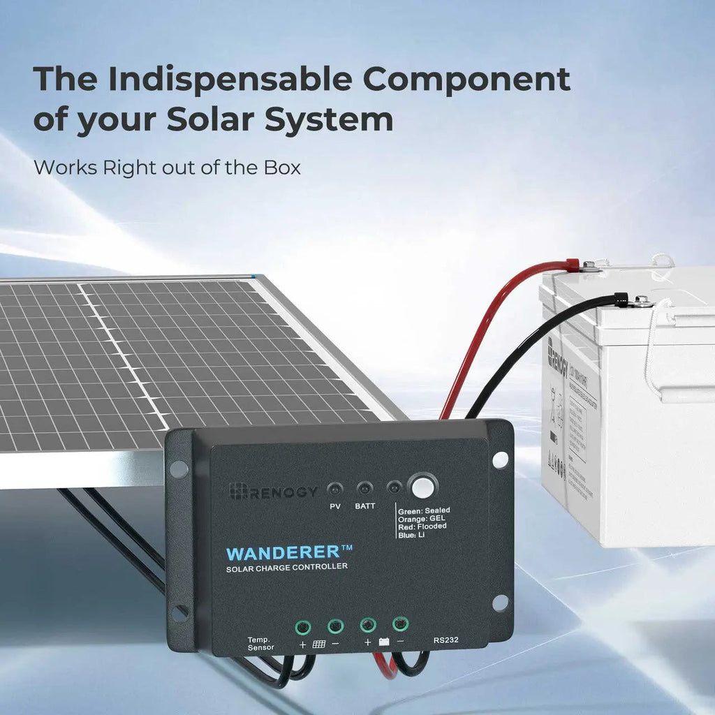 Renogy 30A 12V PWM Solar Charge Controller