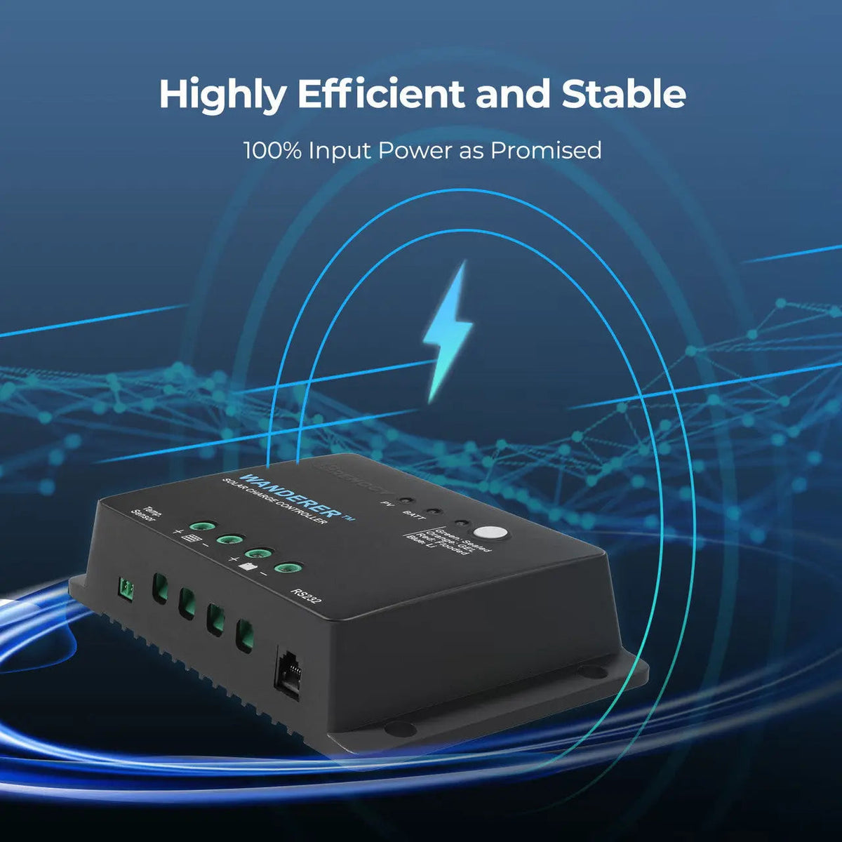 Renogy 30A 12V PWM Solar Charge Controller