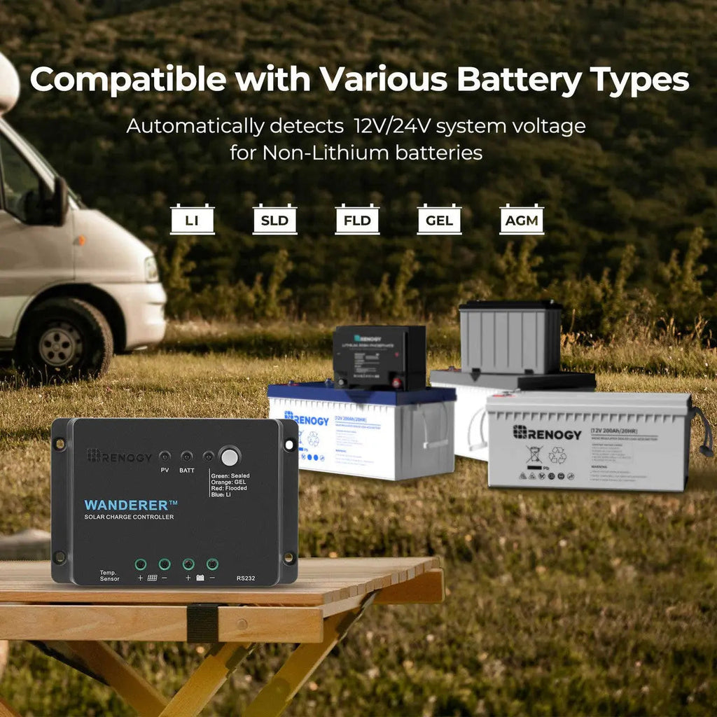 Renogy 30A 12V PWM Solar Charge Controller