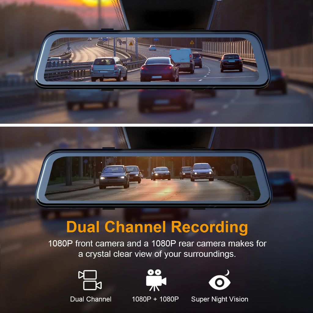 Rexing USA Mirror Dash Camera Kit