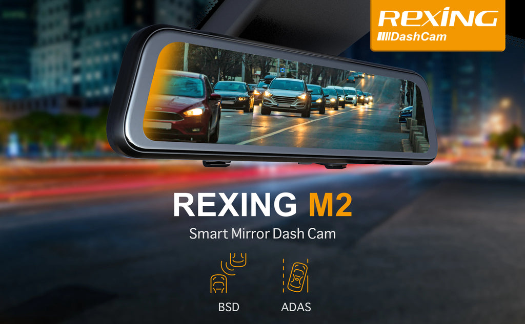 Rexing USA Mirror Dash Camera Kit