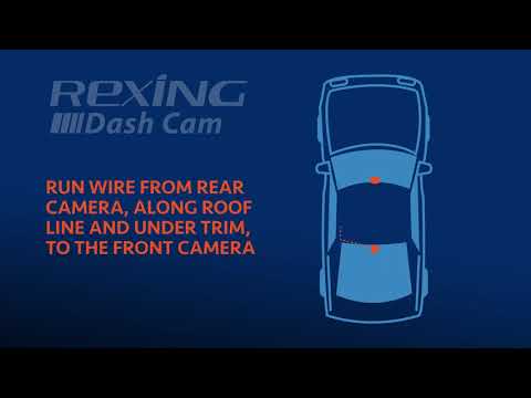 Rexing USA Mirror Dash Camera Kit