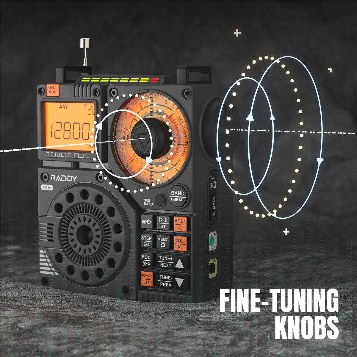 Raddy Portable Shortwave Radio Receiver