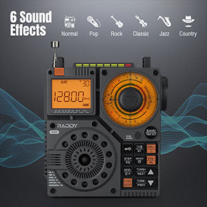 Raddy Portable Shortwave Radio Receiver