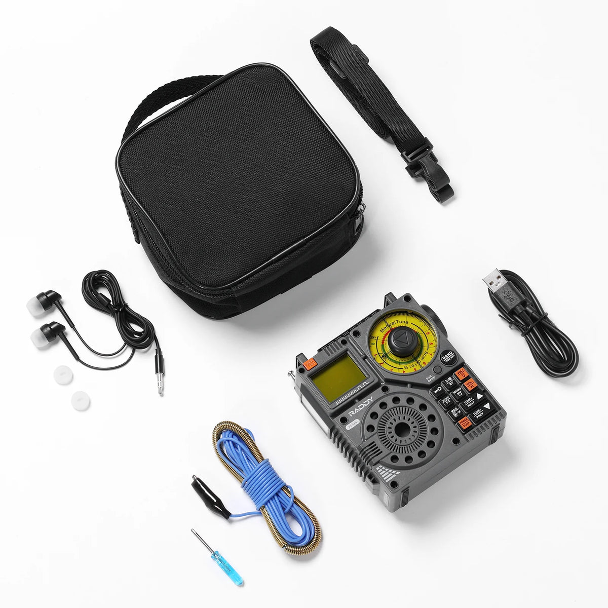 Raddy Portable Shortwave Radio Receiver