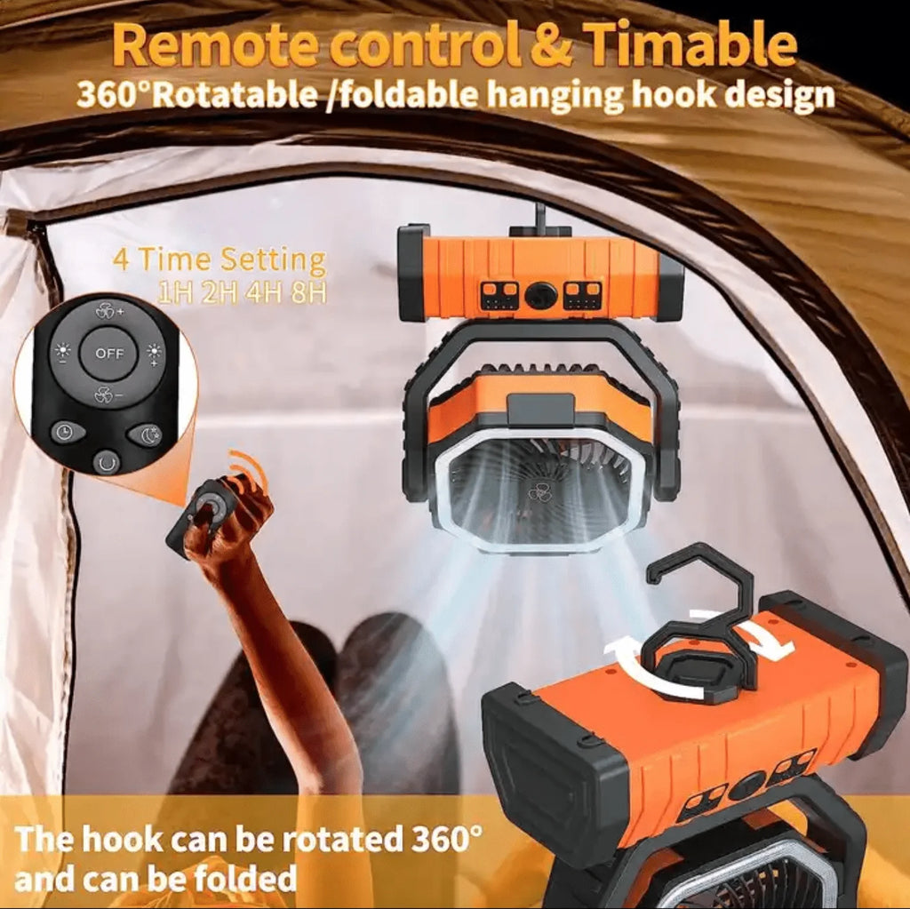Rockarmor Rechargeable Portable Camping Fan