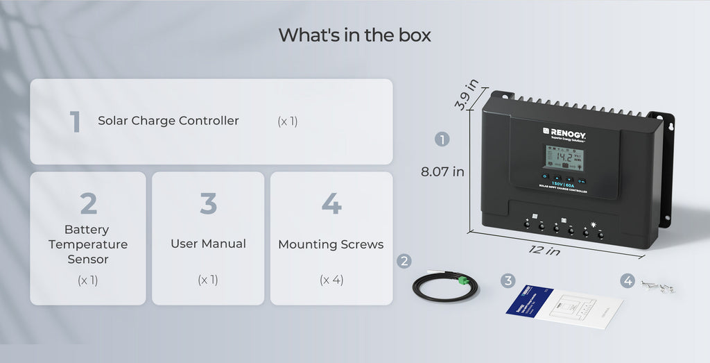 Renogy 60A MPPT Solar Charge Controller