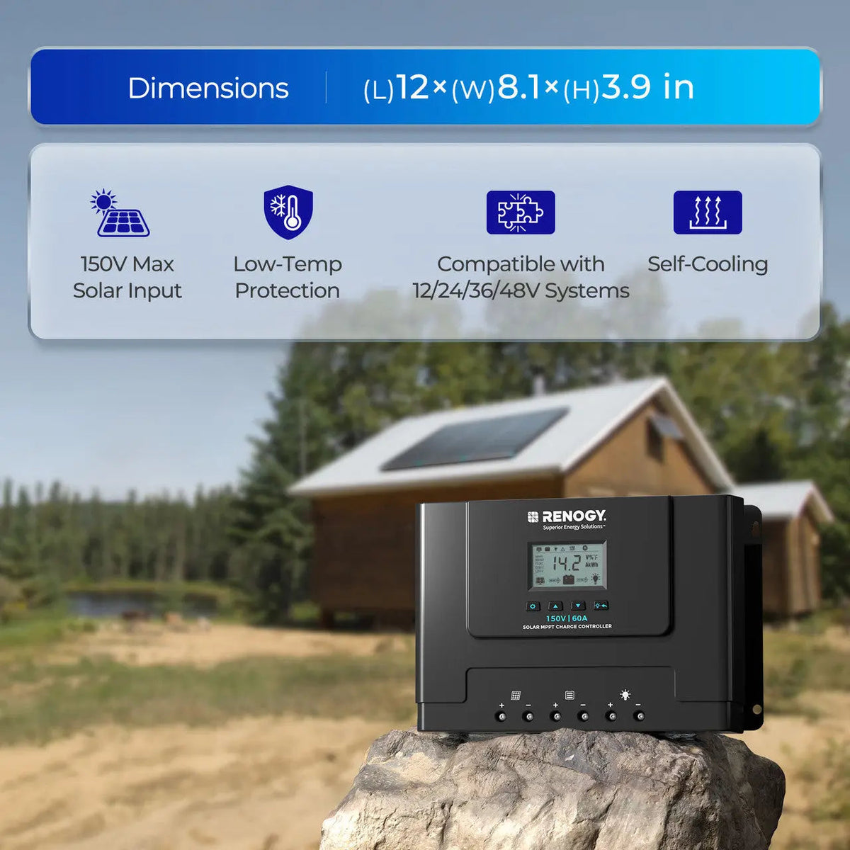 Renogy 60A MPPT Solar Charge Controller