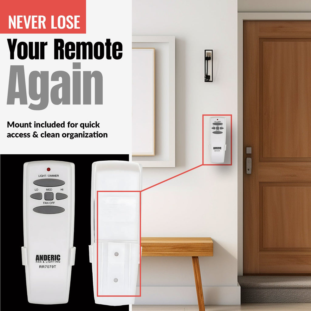 Anderic Ceiling Fan Remote Control