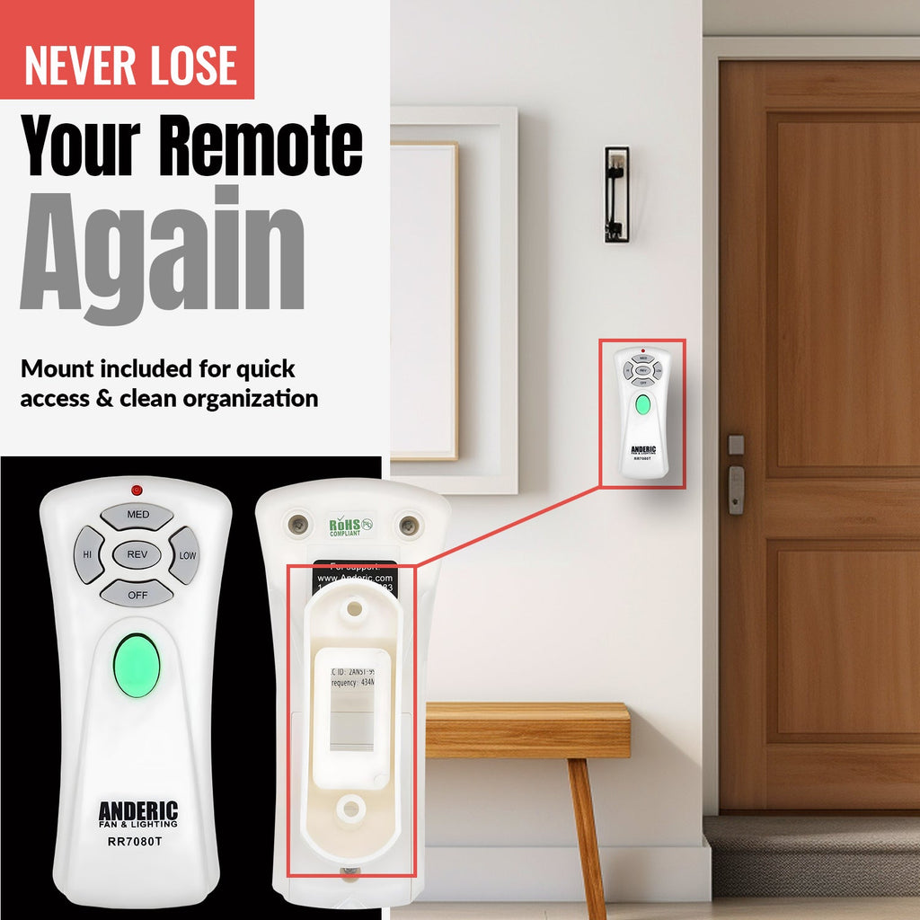 Anderic Ceiling Fan Remote Control