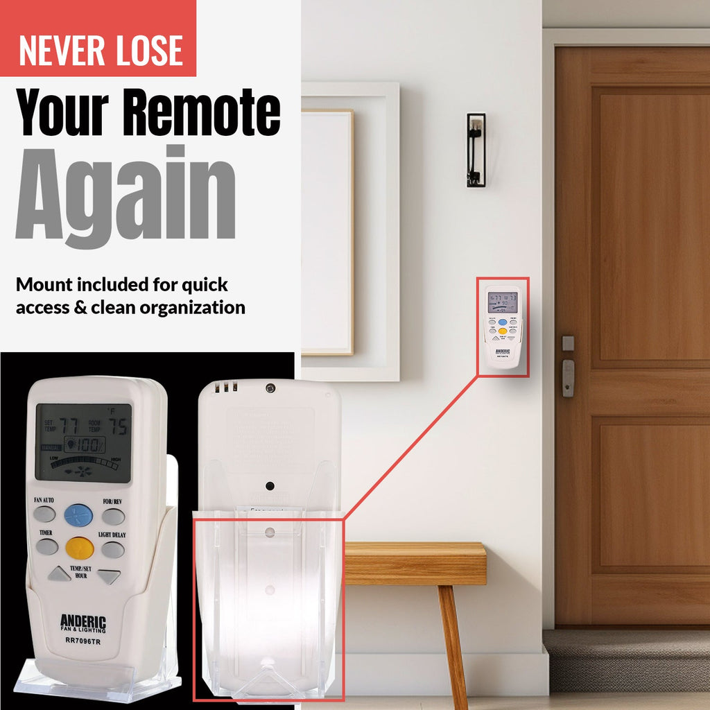 Anderic Thermostatic Ceiling Fan Remote Control