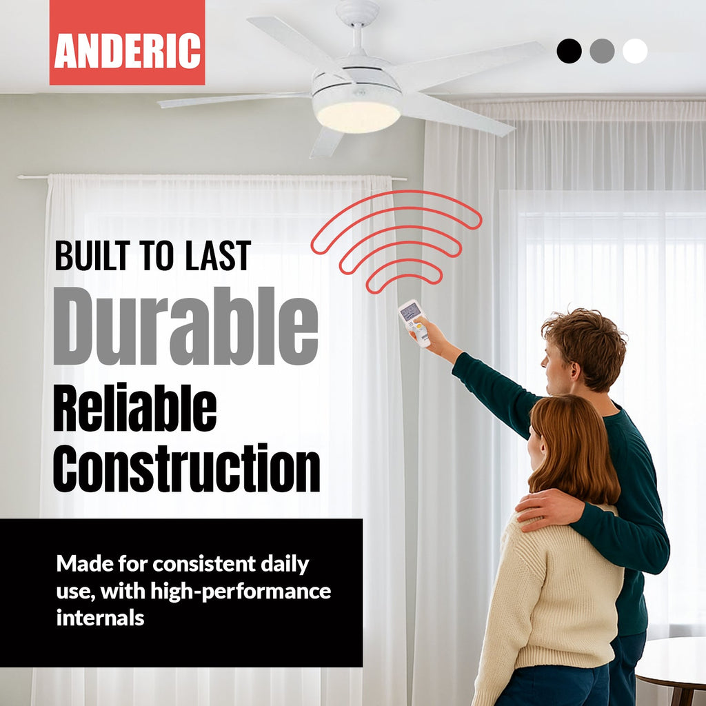 Anderic Thermostatic Ceiling Fan Remote Control