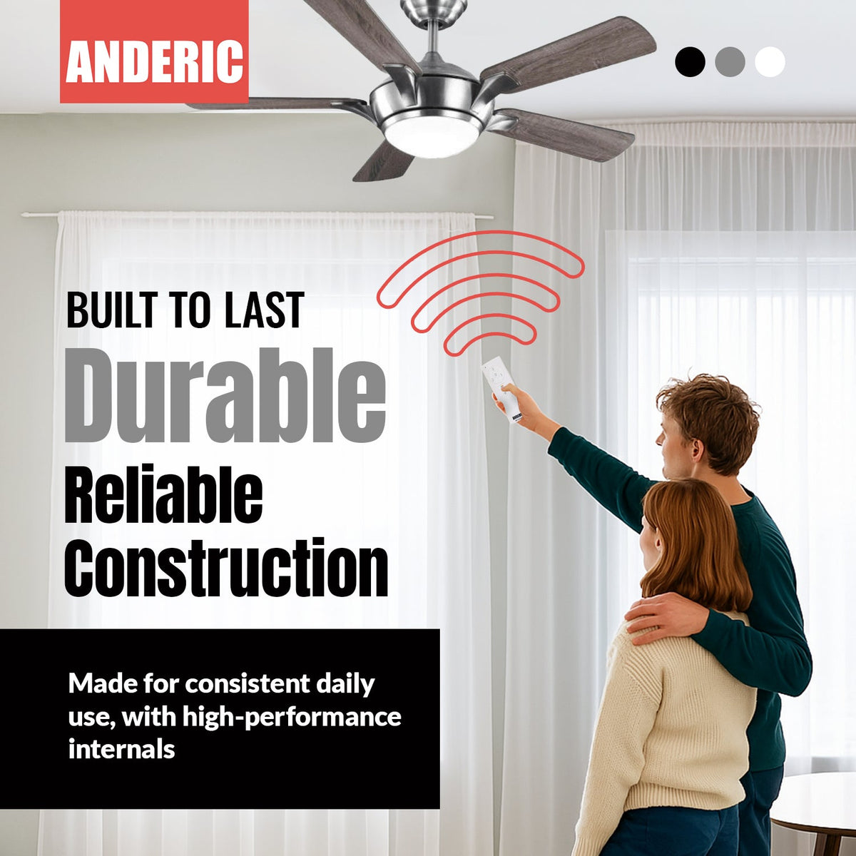 Anderic Ceiling Fan Remote Control