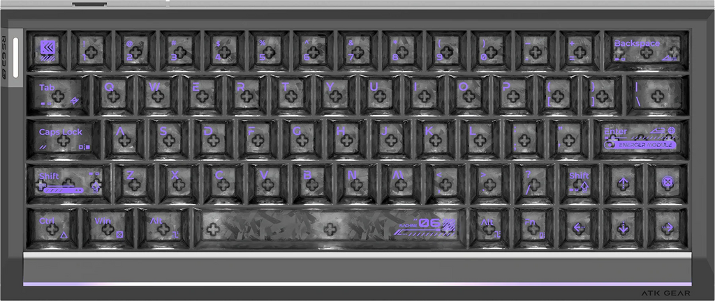 ATK Gaming Gear Wired Hall Effect Gaming Keyboard