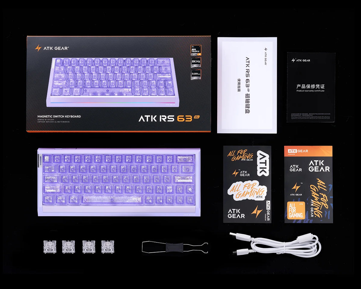 ATK Gaming Gear Wired Hall Effect Gaming Keyboard