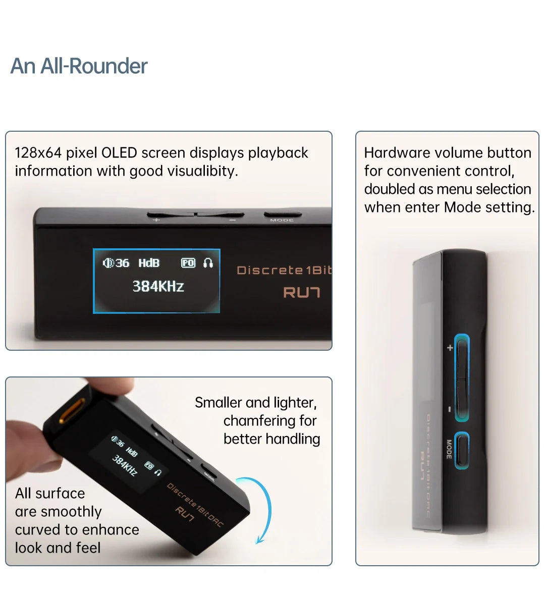 MusicTeck Portable USB DAC and Headphone Amplifier