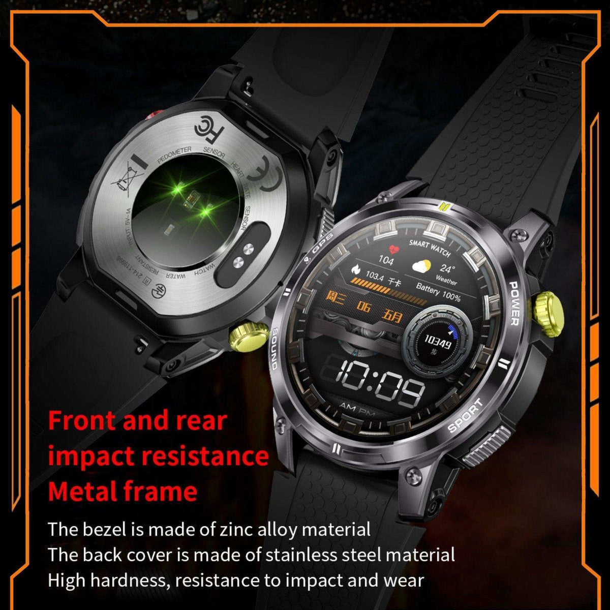 TUTT Rugged GPS Smartwatch