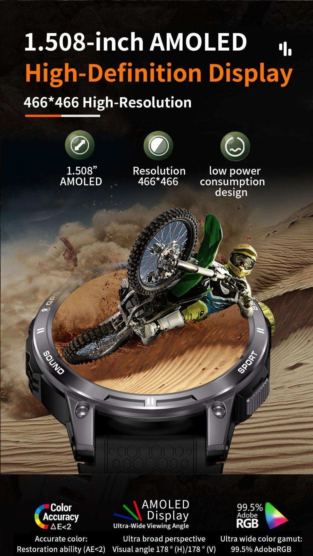 TUTT Rugged GPS Smartwatch