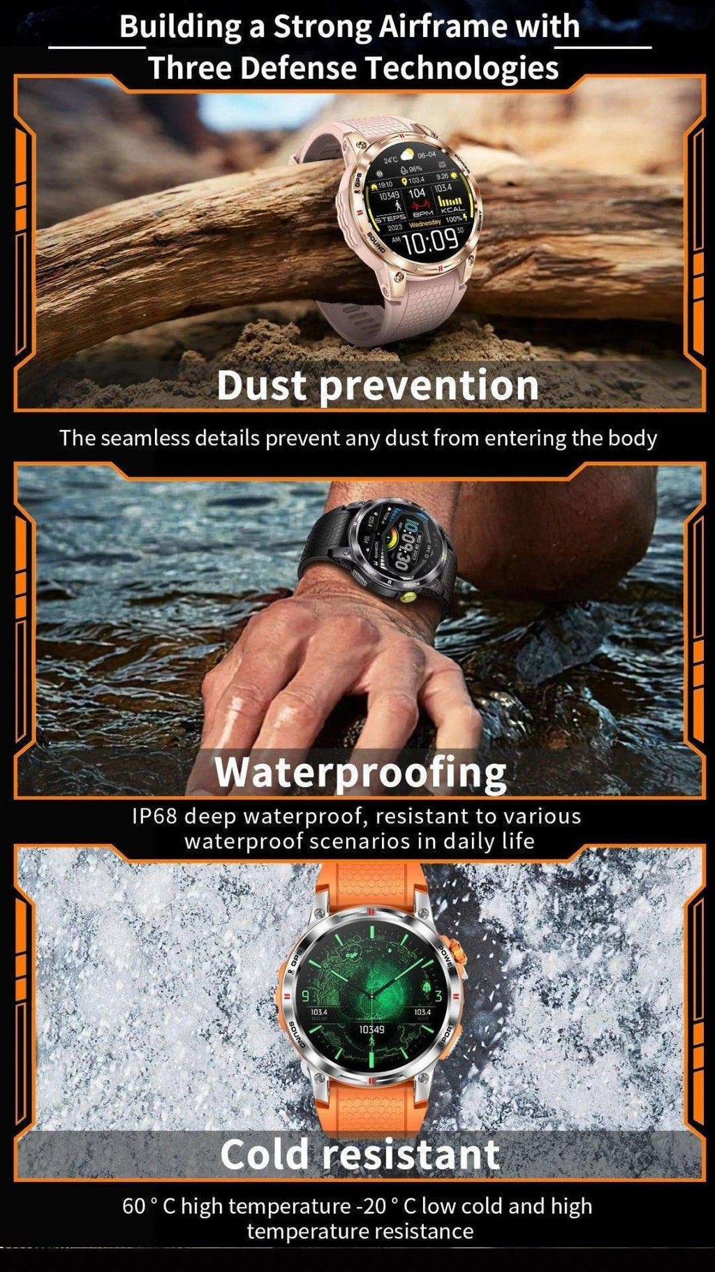 TUTT Rugged GPS Smartwatch