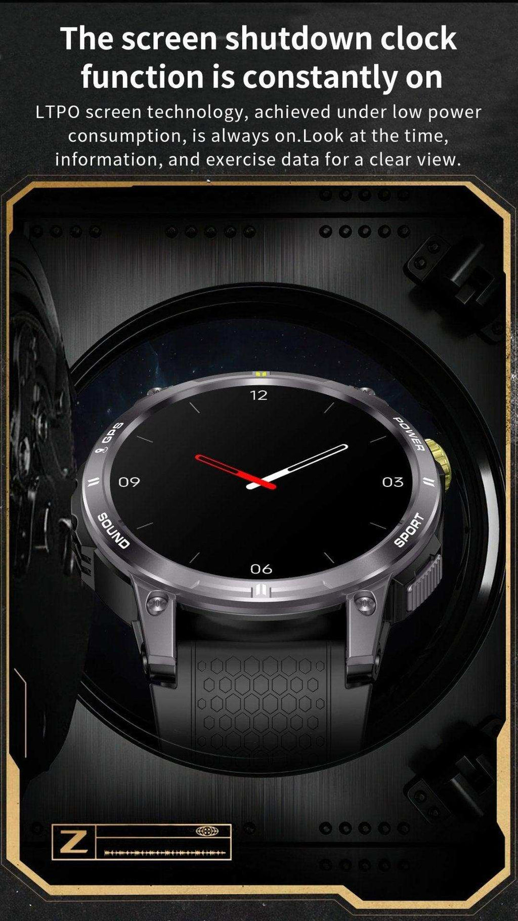 TUTT Rugged GPS Smartwatch