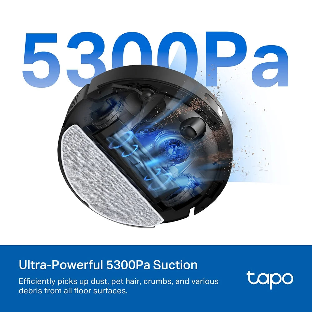 Tapo Robot Vacuum and Mop with Auto-Empty Dock