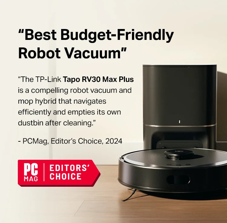 Tapo Robot Vacuum and Mop with Auto-Empty Dock