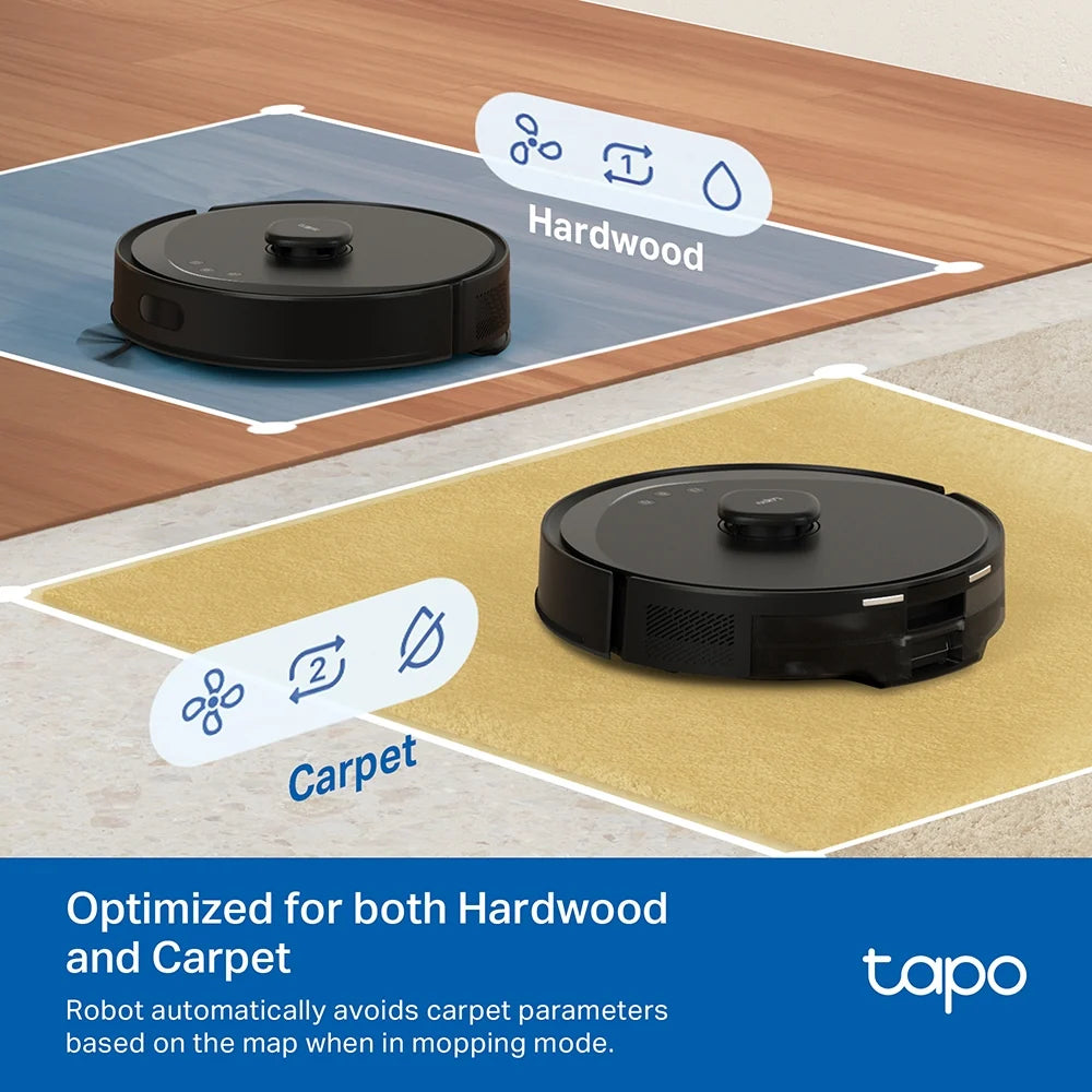 Tapo Robot Vacuum and Mop with Auto-Empty Dock