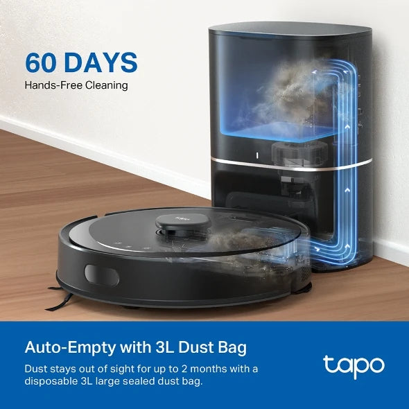 Tapo Robot Vacuum and Mop with Auto-Empty Dock