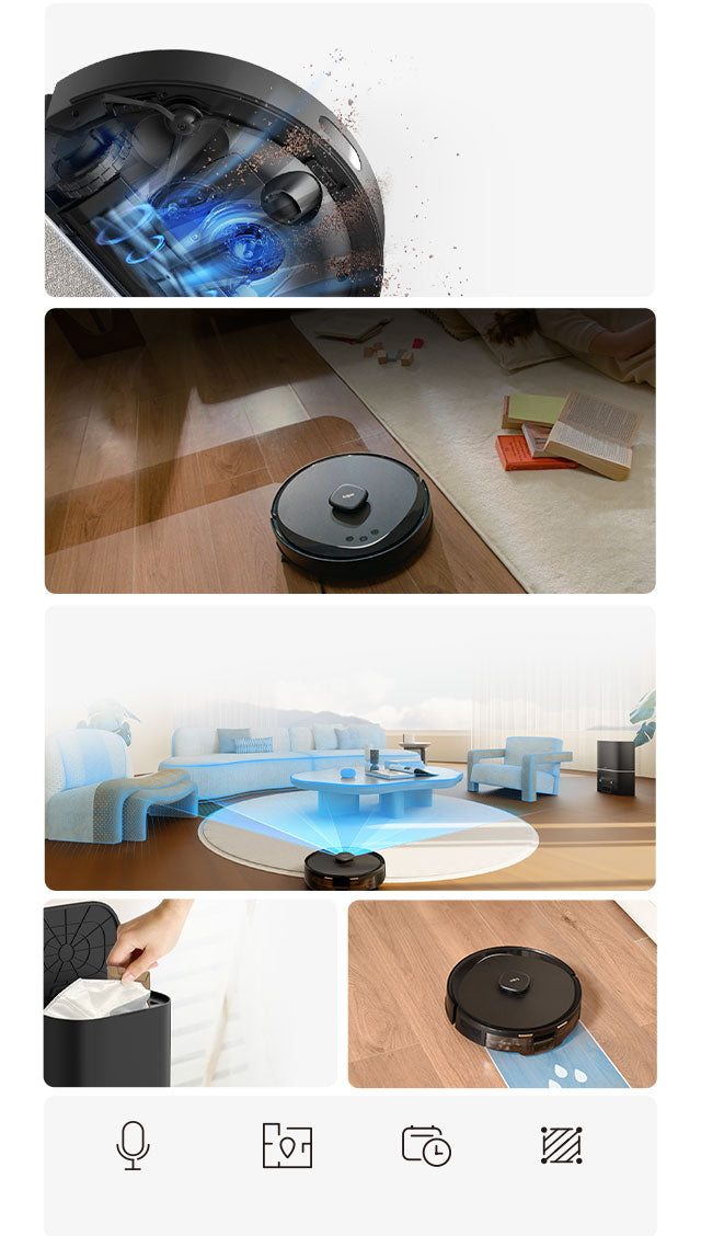 Tapo Robot Vacuum and Mop with Auto-Empty Dock