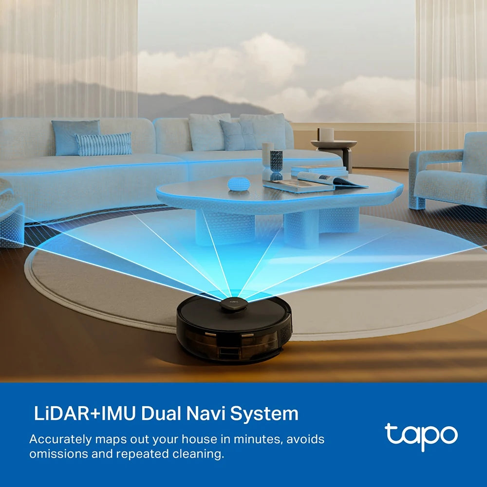 Tapo Robot Vacuum and Mop with Auto-Empty Dock