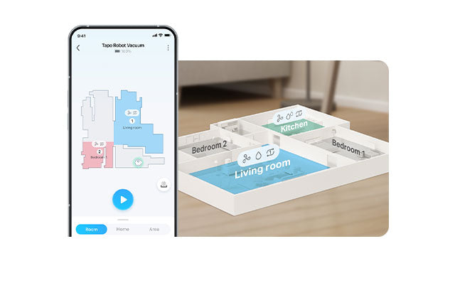 Tapo Robot Vacuum and Mop with Auto-Empty Dock