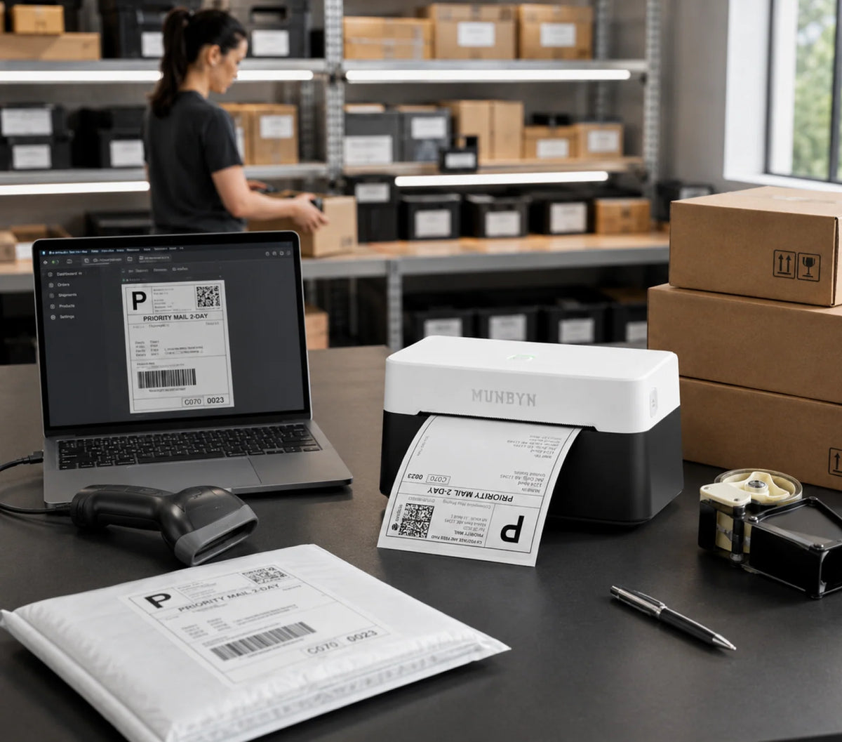 MUNBYN Direct Thermal Label Printer