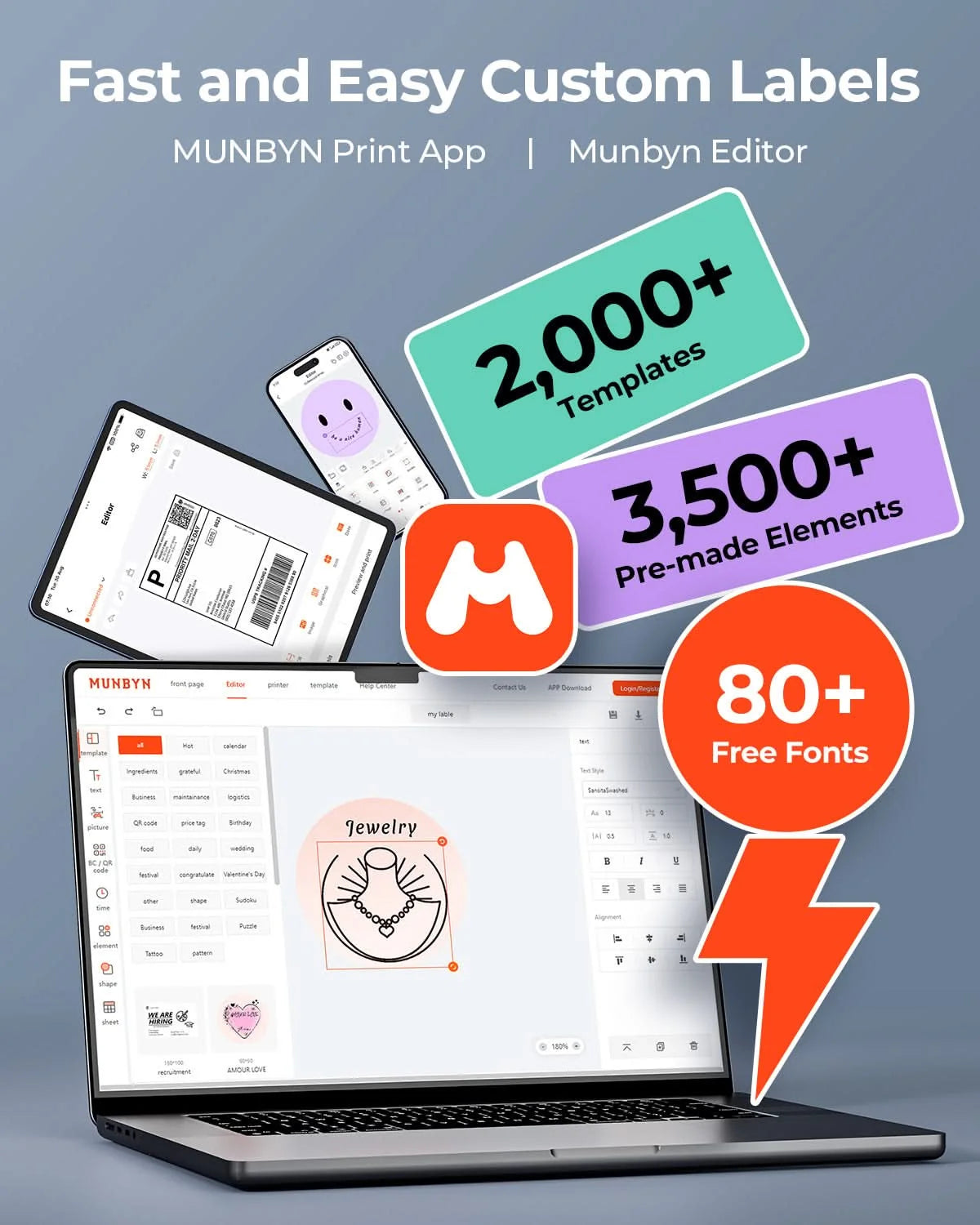 MUNBYN Direct Thermal Label Printer