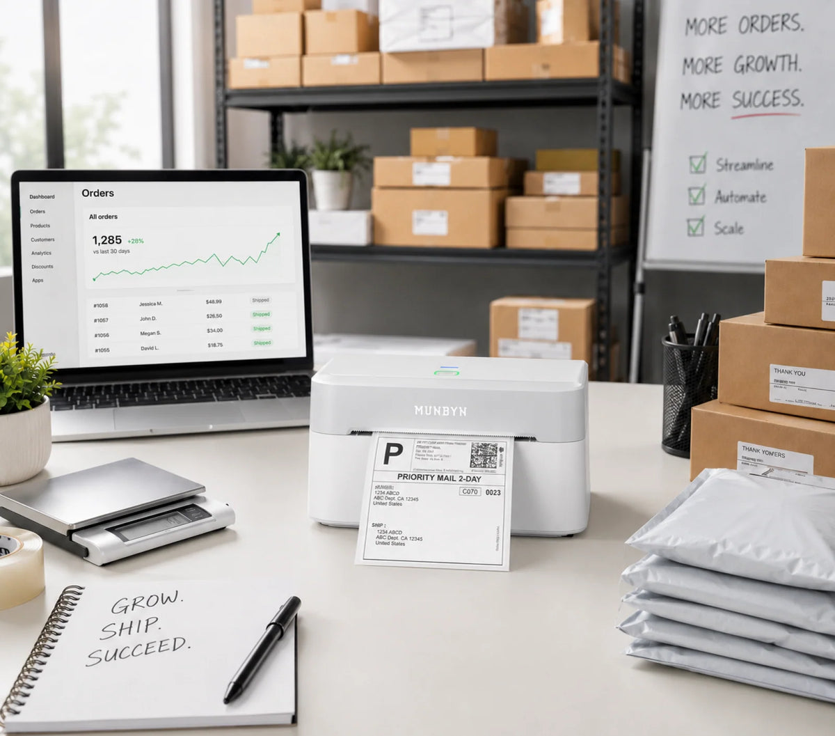 MUNBYN Direct Thermal Label Printer